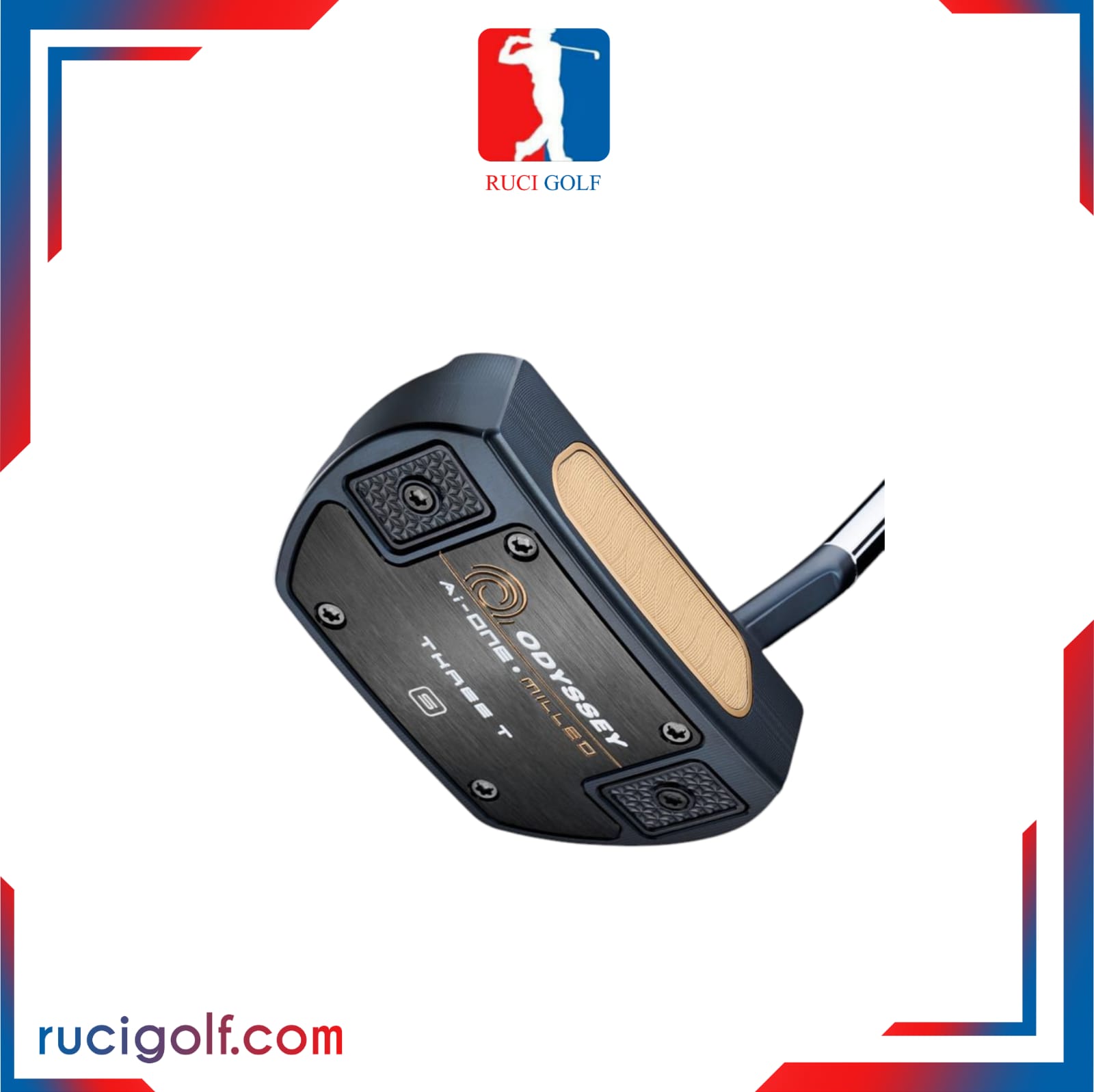 PUTTER ODYSSEY AI-ONE MILLED THREE T